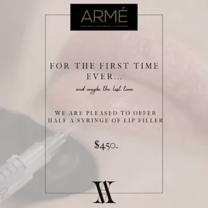 1/2 Syringe of Lip Filler May Promo